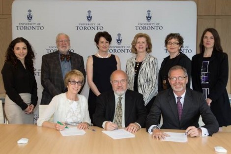 March of Dimes Canada signs $1.5 Million Agreement with U of T for Research Funds. MEDIA PHOTO