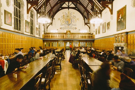 The Trinity College dining hall. NATHAN CHAN/THE VARSITY