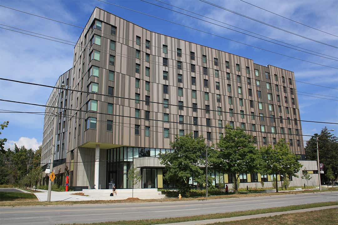 The Harmony Commons residence building.